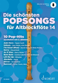 Abbildung von: Die schönsten Popsongs für Alt-Blockflöte - Schott Music