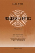 Cover: Progress in Optics - North-Holland