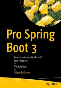 Enlarge image Cover: Pro Spring Boot 3 - APress