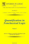 Cover: Quantification in Nonclassical Logic - Elsevier