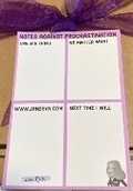 Cover: Notes Against Procrastination NOTEPAD - Positive Procrastination