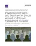 Cover: Psychological Harms and Treatment of Sexual Assault and Sexual Harassment in Adults - RAND Corporation