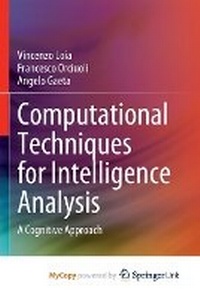 Enlarge image Cover: Computational Techniques for Intelligence Analysis - Springer
