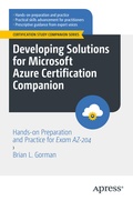 Cover: Developing Solutions for Microsoft Azure Certification Companion - APress
