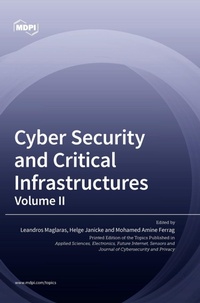 Enlarge image Cover: Cyber Security and Critical Infrastructures - MDPI AG