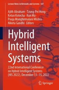 Enlarge image Cover: Hybrid Intelligent Systems - Springer