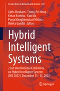 Cover: Hybrid Intelligent Systems - Springer