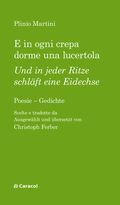 Cover: E in ogni crepa dorme una lucertola - Und in jeder Ritze schl&auml;ft eine Eidechse - Caracol Verlag der Autorinnen & Autoren
