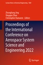 Cover: Proceedings of the International Conference on Aerospace System Science and Engineering 2022 - Springer