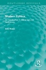 Cover: Modern Politics - Routledge