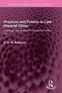 Abbildung von: Province and Politics in Late Imperial China - Routledge