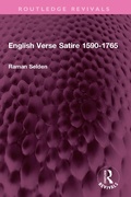 Cover: English Verse Satire 1590-1765 - Routledge