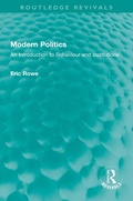 Cover: Modern Politics - Routledge