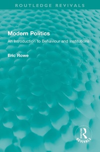 Enlarge image Cover: Modern Politics - Routledge