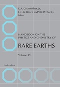 Cover: Handbook on the Physics and Chemistry of Rare Earths: Volume 39 - North-Holland