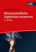 Cover: Wissenschaftliche Ergebnisse verwerten - UTB