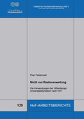 Cover: Nicht nur Resteverwertung - Institut f. Hochschulforschung Wittenberg