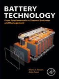 Cover: Battery Technology - Academic Press