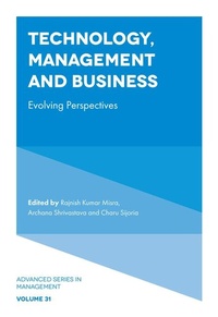 Enlarge image Cover: Technology, Management and Business - Emerald Publishing Limited