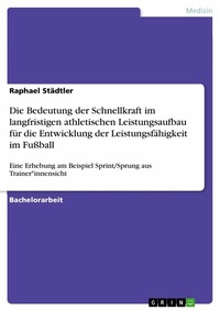 Abbildung von: Die Bedeutung der Schnellkraft im langfristigen athletischen Leistungsaufbau für die Entwicklung der Leistungsfähigkeit im Fußball - GRIN Verlag