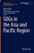 Cover: SDGs in the Asia and Pacific Region - Springer
