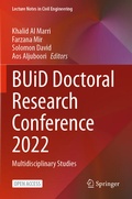 Cover: BUiD Doctoral Research Conference 2022 - Springer