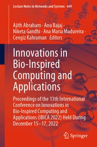 Enlarge image Cover: Innovations in Bio-Inspired Computing and Applications - Springer