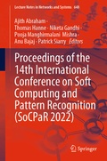 Cover: Proceedings of the 14th International Conference on Soft Computing and Pattern Recognition (SoCPaR 2022) - Springer