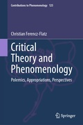 Cover: Critical Theory and Phenomenology - Springer