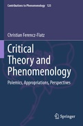 Cover: Critical Theory and Phenomenology - Springer