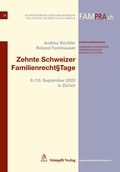 Cover: Zehnte Schweizer Familienrecht&sect;Tage - St&auml;mpfli Verlag AG