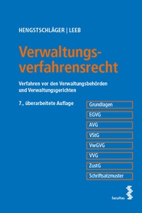 Abbildung von: Verwaltungsverfahrensrecht - Facultas