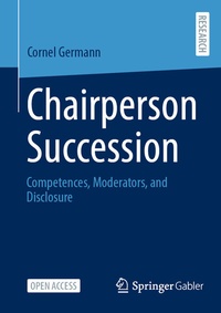 Abbildung von: Chairperson Succession - Springer Gabler