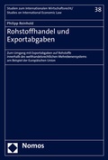 Cover: Rohstoffhandel und Exportabgaben - Nomos