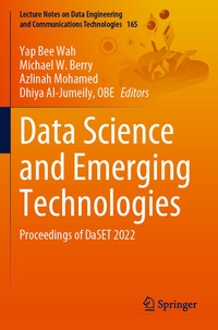 Enlarge image Cover: Data Science and Emerging Technologies - Springer