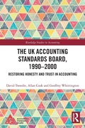 Cover: The UK Accounting Standards Board, 1990-2000 - Routledge