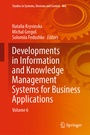 Cover: Developments in Information and Knowledge Management Systems for Business Applications - Springer