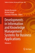 Cover: Developments in Information and Knowledge Management Systems for Business Applications - Springer