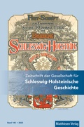 Cover: Zeitschrift der Gesellschaft f&uuml;r Schleswig-Holsteinische Geschichte - Matthiesen