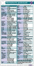 Bild: Normalwerte pocketcard - B&ouml;rm Bruckmeier