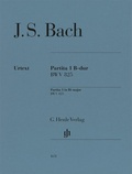 Cover: Johann Sebastian Bach - Partita Nr. 1 B-dur BWV 825 - Henle, G&uuml;nter