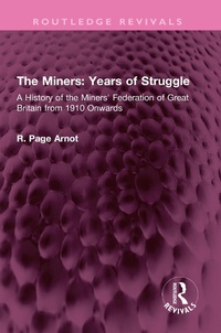 Bild: The Miners: Years of Struggle - Routledge