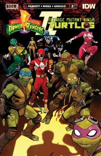 Enlarge image Cover: Mighty Morphin Power Rangers/ Teenage Mutant Ninja Turtles II #2 - Boom Entertainment