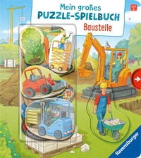 Abbildung von: Mein großes Puzzle-Spielbuch - Baustelle - Ravensburger