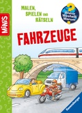Cover: Ravensburger Minis, Wieso? Weshalb? Warum? - Malen, Spielen und R&auml;tsteln - Fahrzeuge - Ravensburger