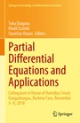 Cover: Partial Differential Equations and Applications - Springer