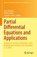 Cover: Partial Differential Equations and Applications - Springer