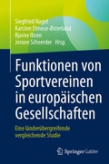 Cover: Funktionen von Sportvereinen in europ&auml;ischen Gesellschaften - Springer Gabler
