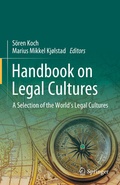 Cover: Handbook on Legal Cultures - Springer