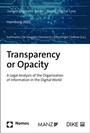 Cover: Transparency or Opacity - Nomos